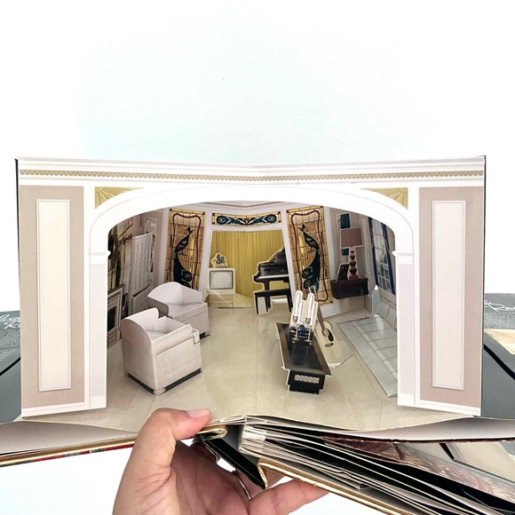 Alfred Hitchcock & Graceland Elvis Presley retro pop up coffee table books set - Picture 4 of 15